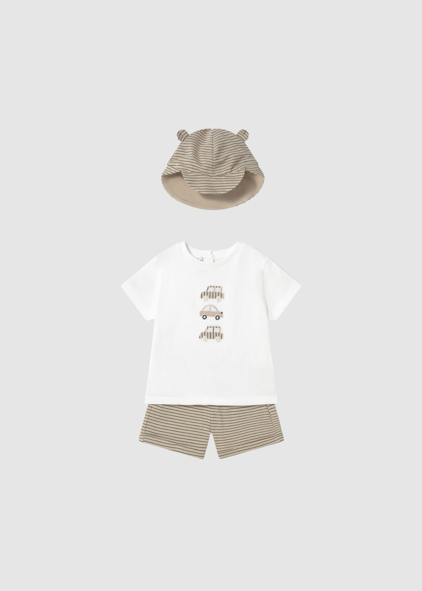 Conjunto Punto con gorro Lienzo