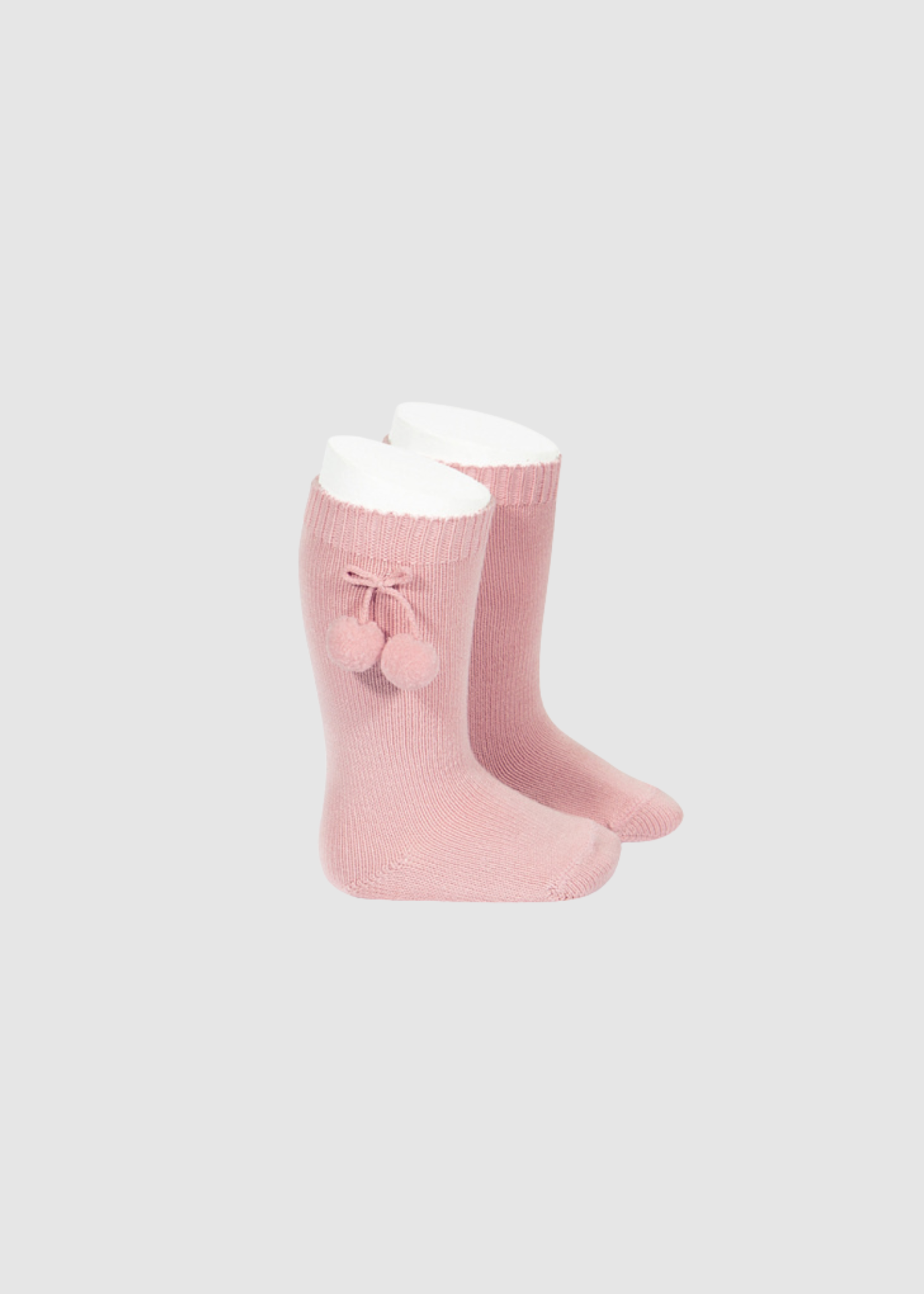 Calceta borla rosa palo