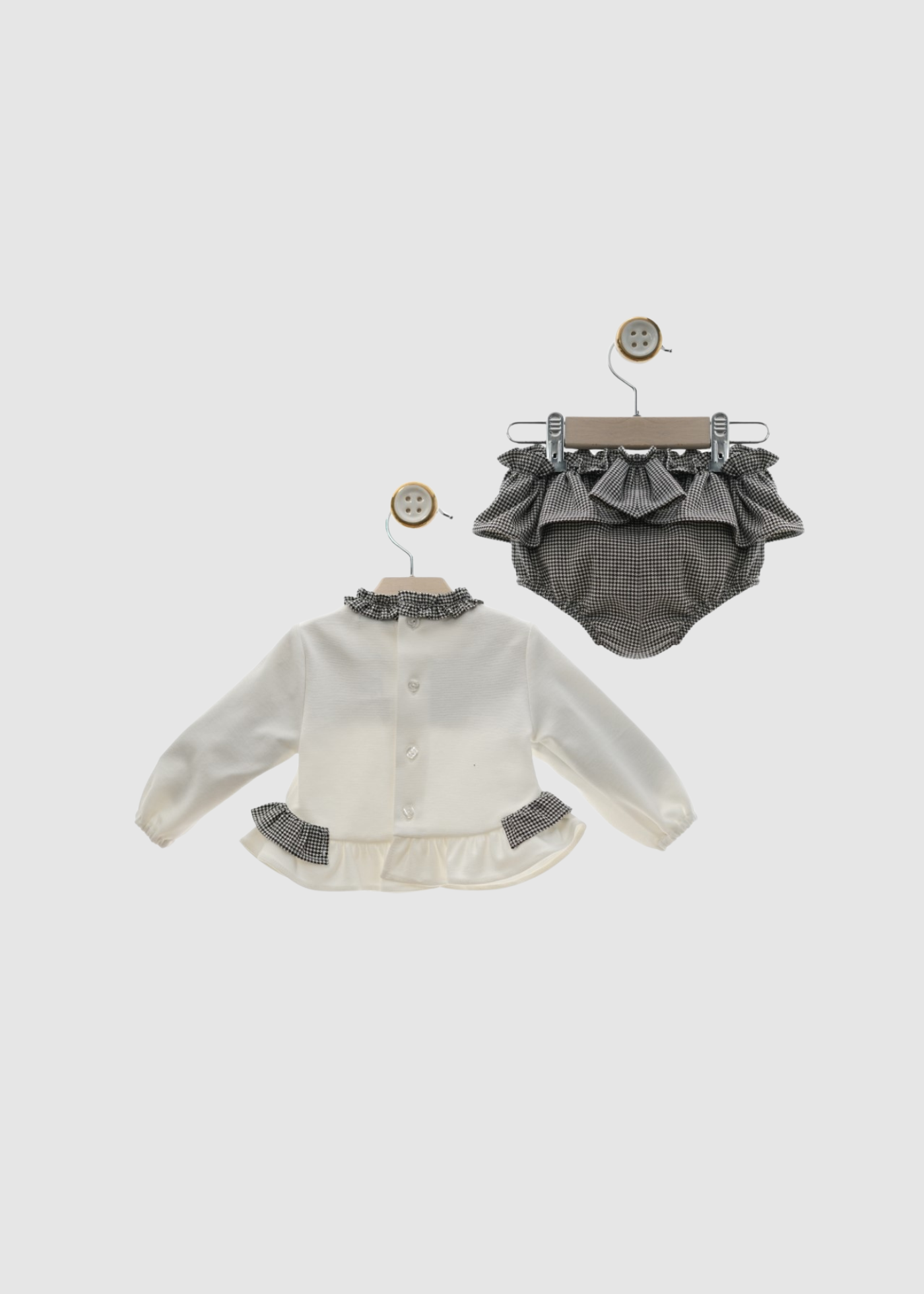 Conjunto ranita carboncillo
