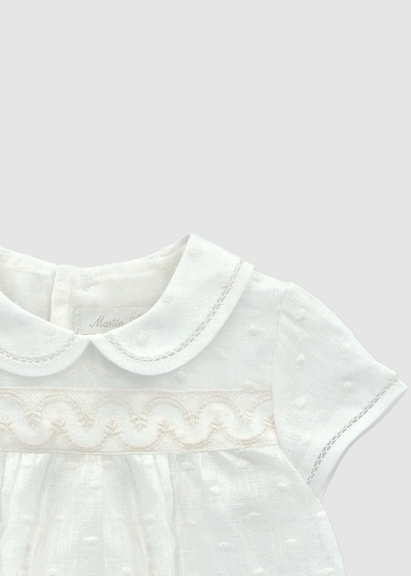 Pelele con cuello Blanco Roto