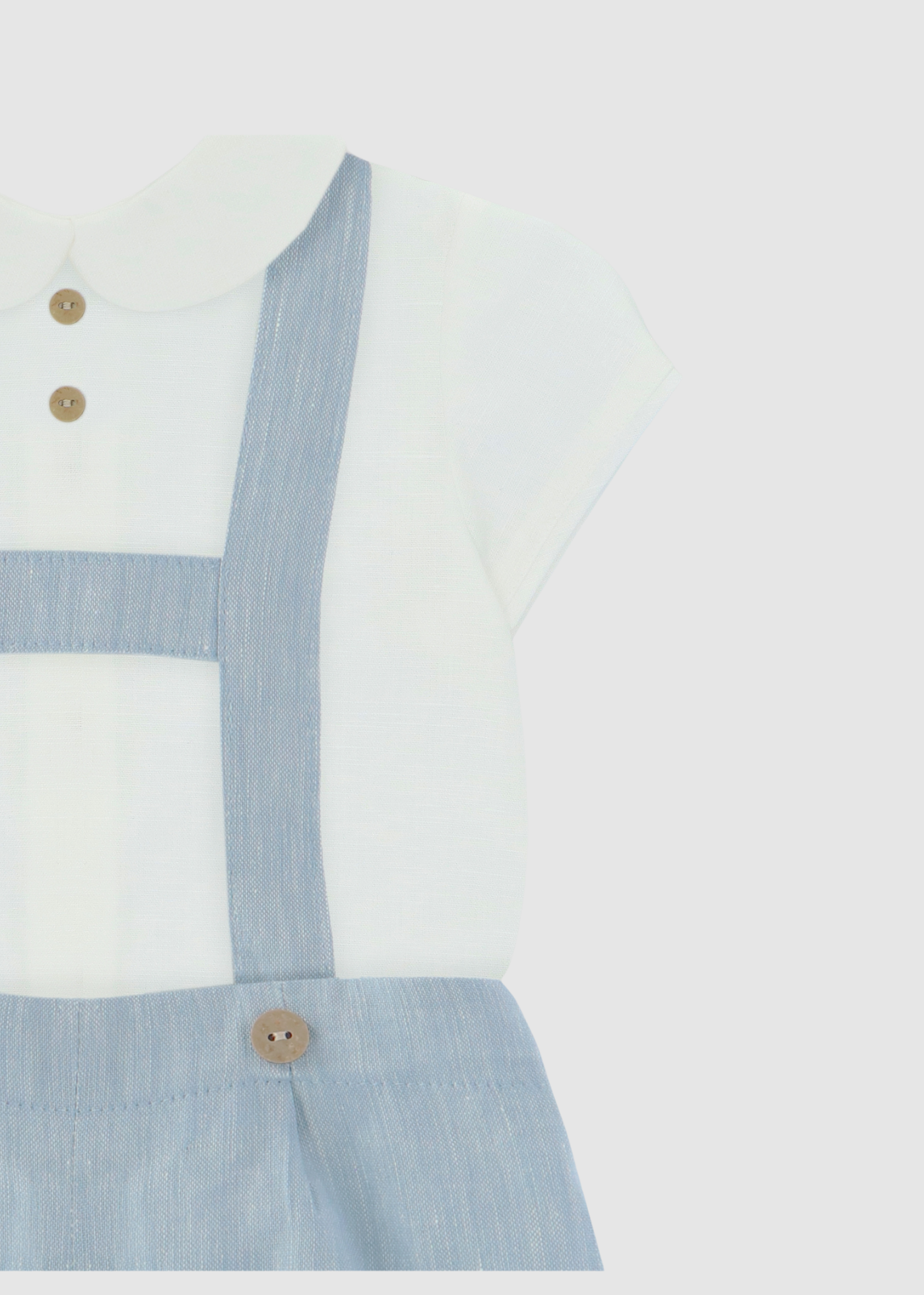 Conjunto Lino Azul Empolvado