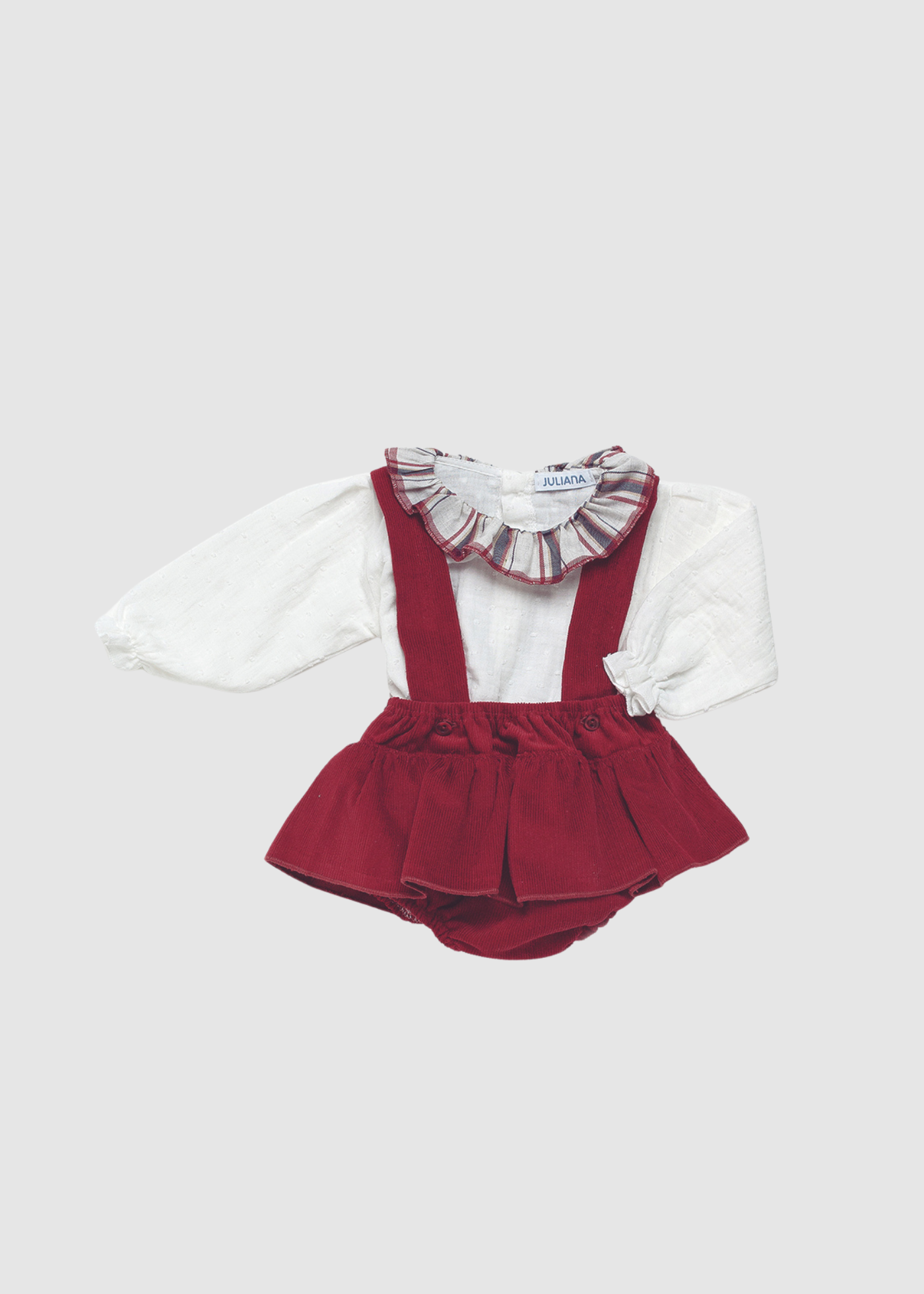 Braga falda con tirantes y camisa