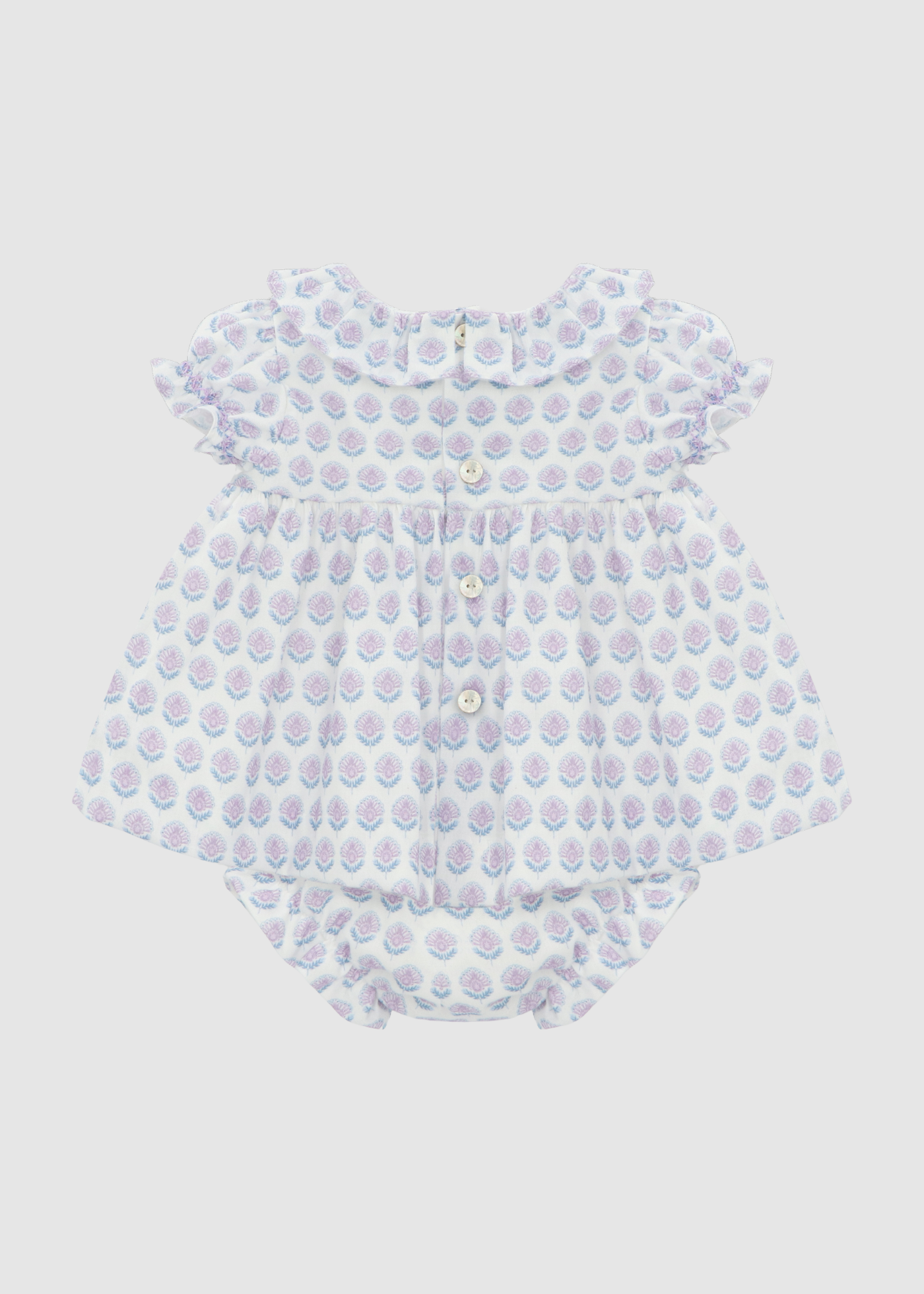 Vestido con braga lavanda