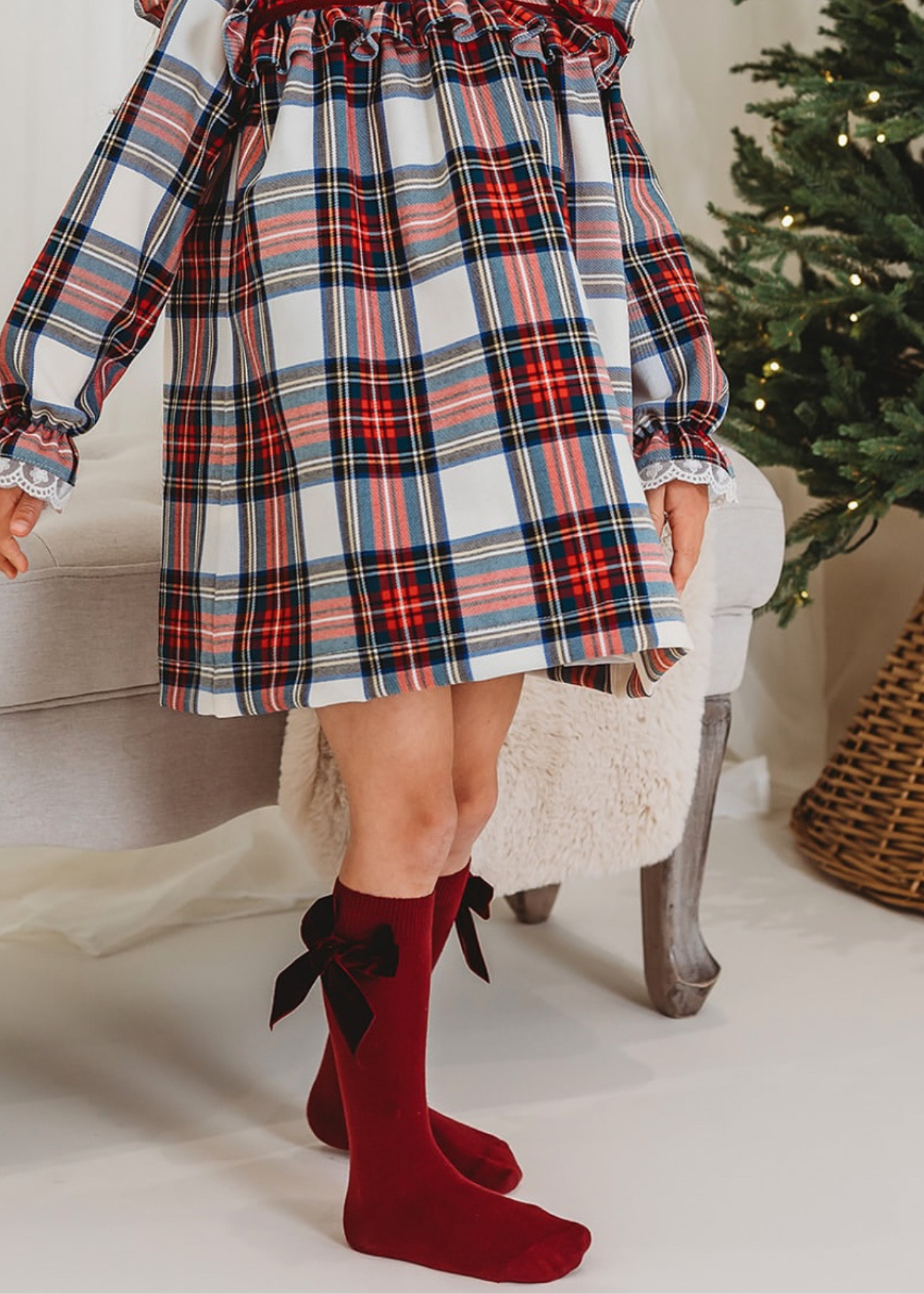 Calcetines Altos Blancos