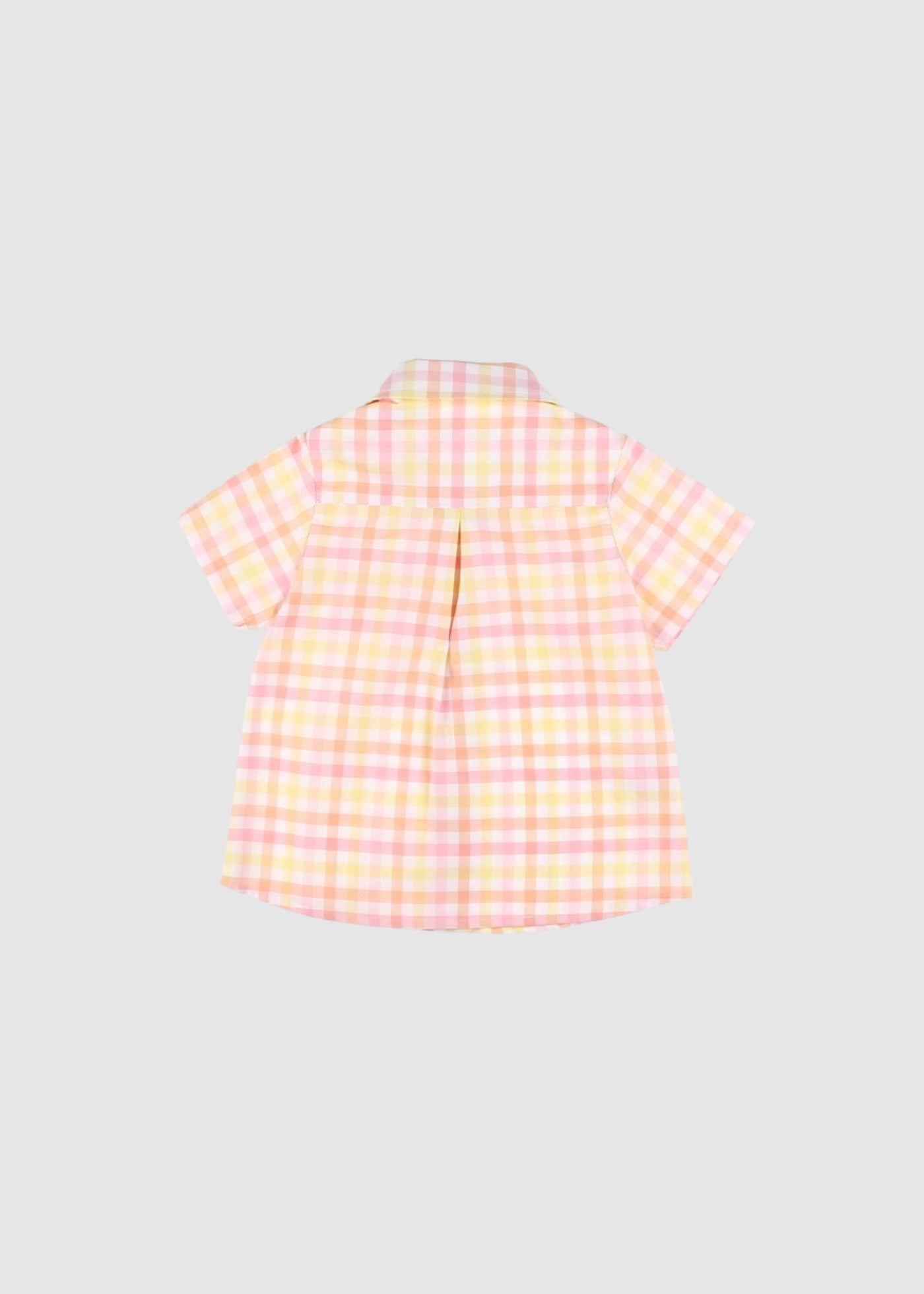 Camisa Vichy Cuello Camisero