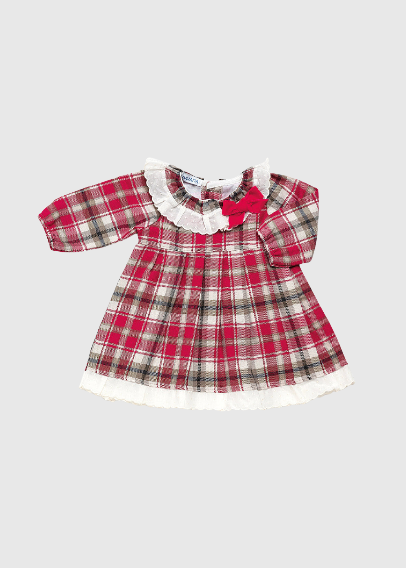 Vestido enterizo cuadros vol