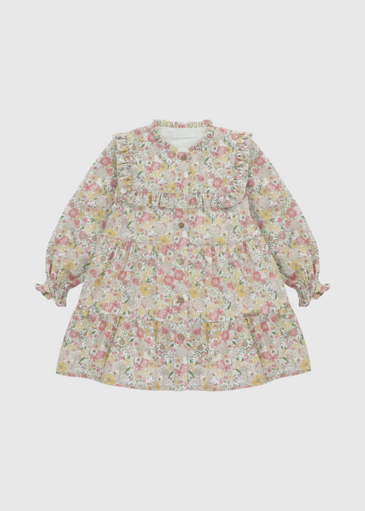 Vestido Floral de Otoño