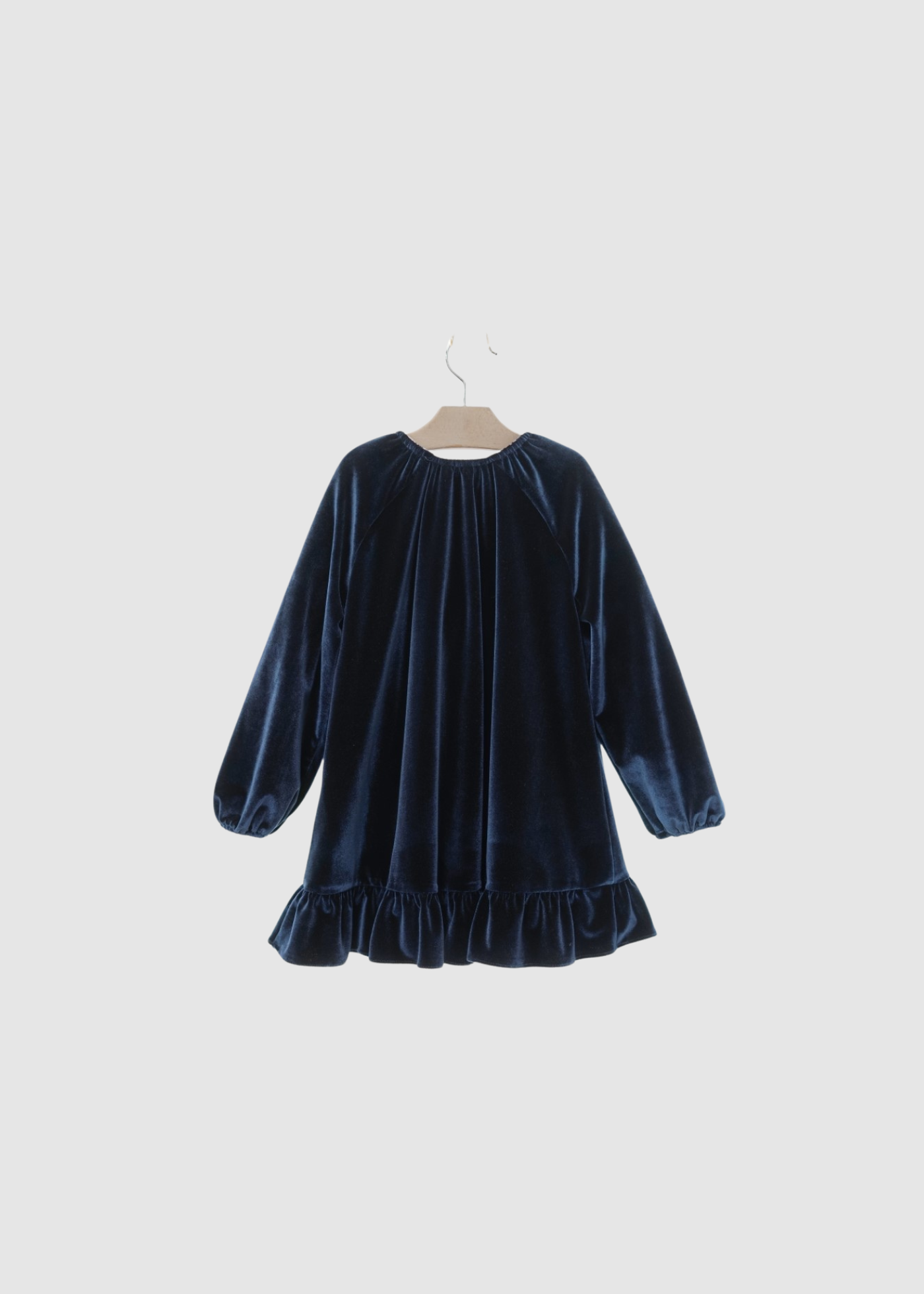 Vestido infantil arte azul