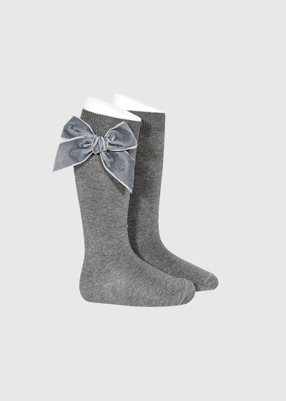 Calcetines Altos Gris