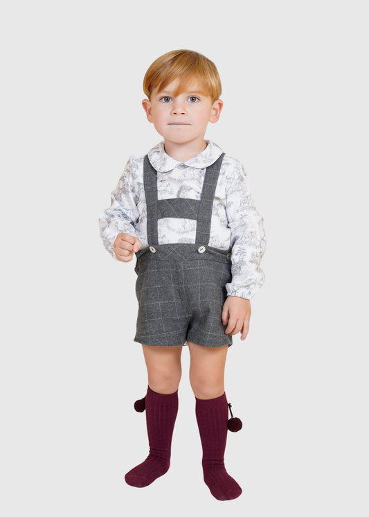 Conjunto Camisa Cuello BB Jaretas