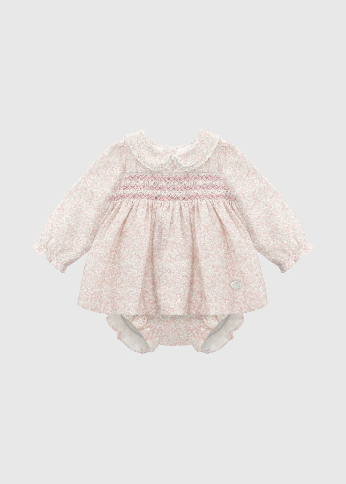 Conjunto Vestido Flores Rositas
