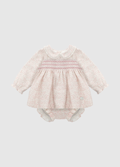 Conjunto Vestido Flores Rositas