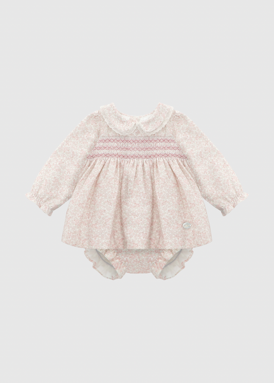 Conjunto Vestido Flores Rositas