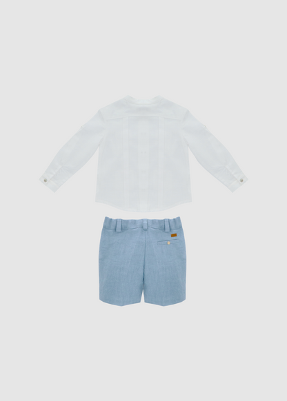 Conjunto Bermuda y Camisa Azulejo bebe