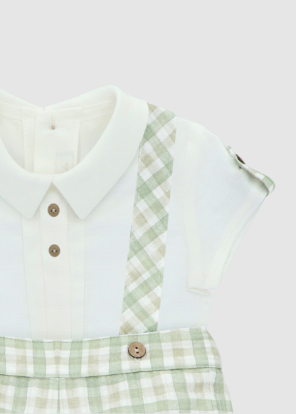 Conjunto de Cuadros Verde Fila