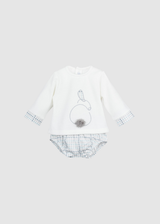 Conjunto pololo genil - azul
