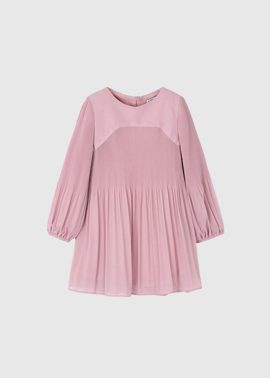 Vestido Gasa Plisada