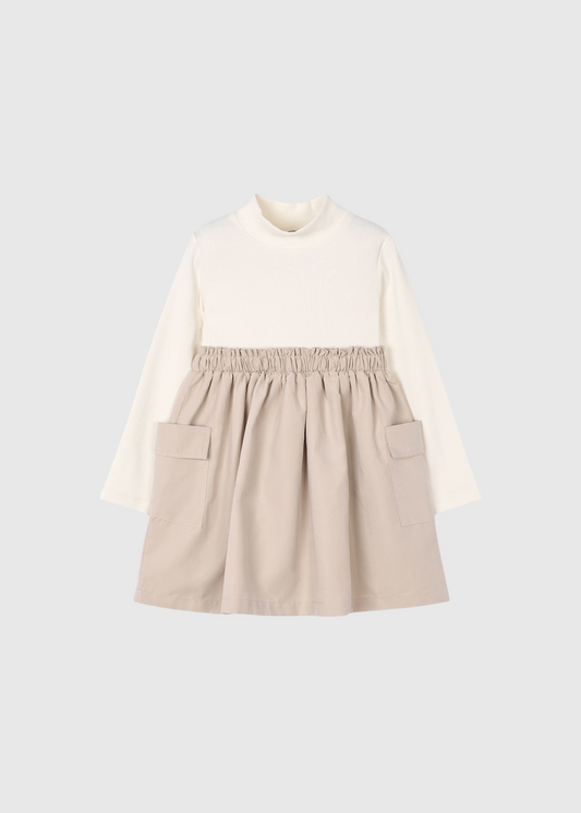 Vestido Combinado Cargo