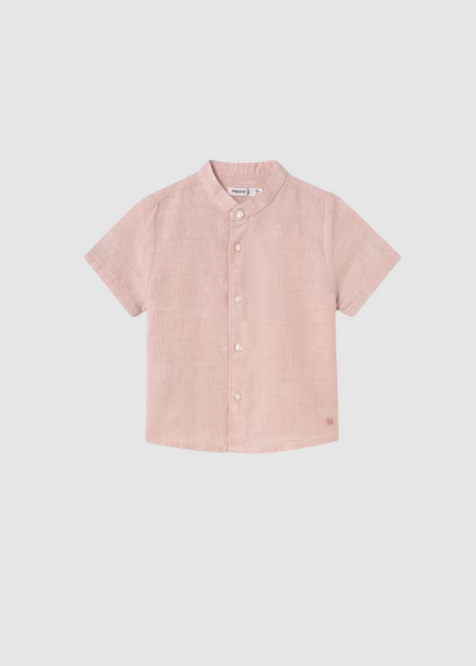 Camisa Cuello Mao Lino