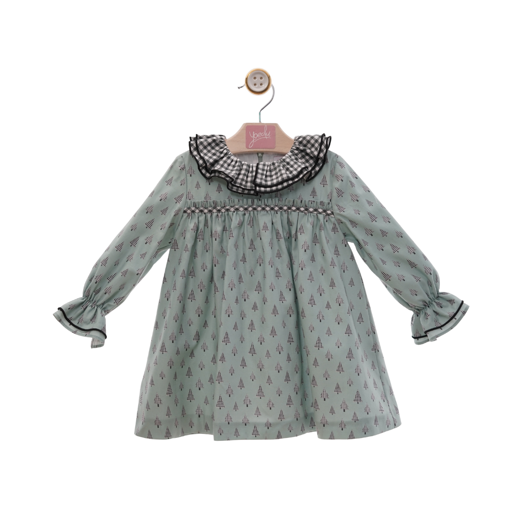 Vestido infantil pinos