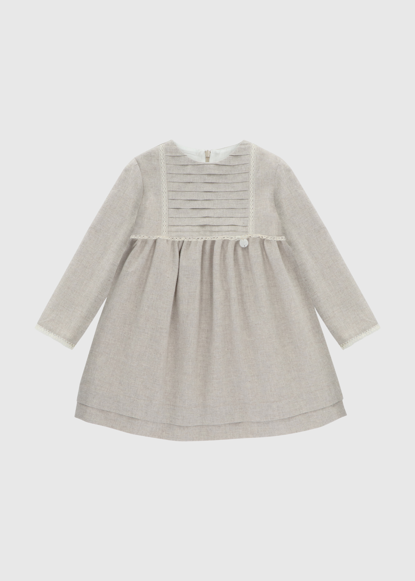 Vestido Lino "Plisado de Princesa"