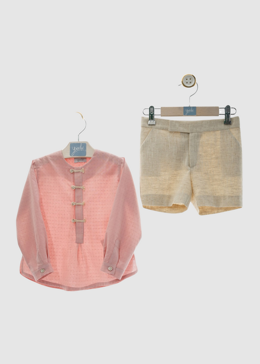 Traje Infantil Niño Pantalón Bermuda Fam Fantasia