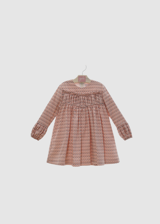 Vestido infantil collage