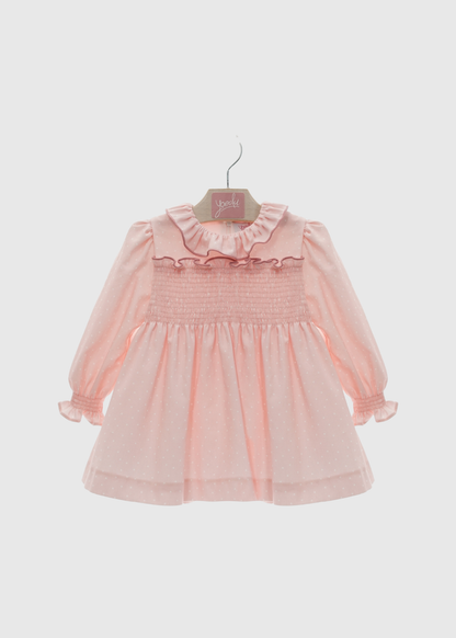 Vestido Rosa Chicle Dot