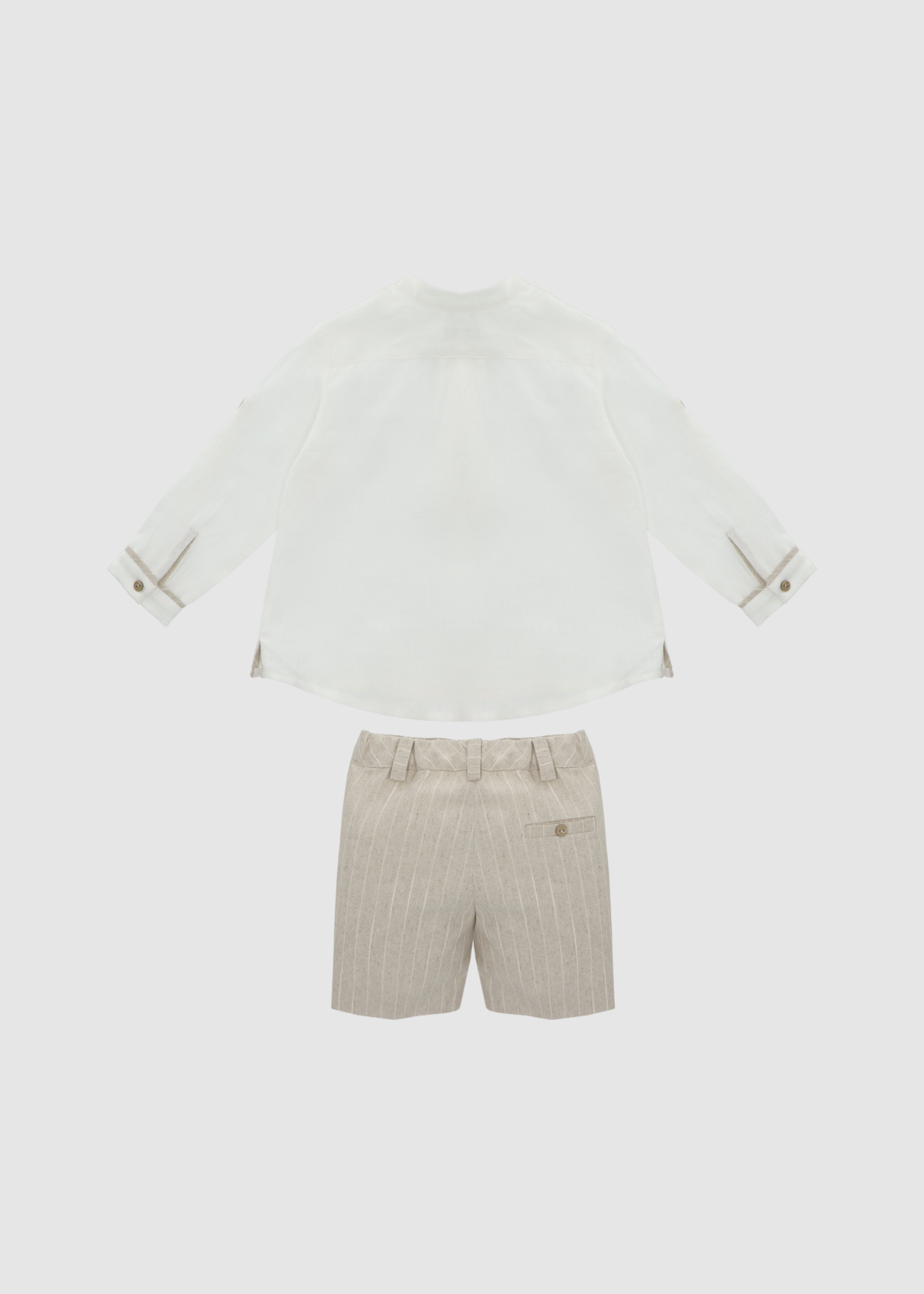 Conjunto Camisa De Lino Y Pantalón Arena