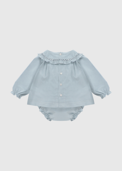 Conjunto de Algodón Celeste