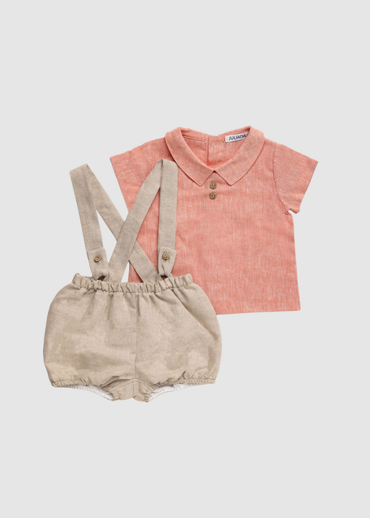 Peto Lino Con Camisa