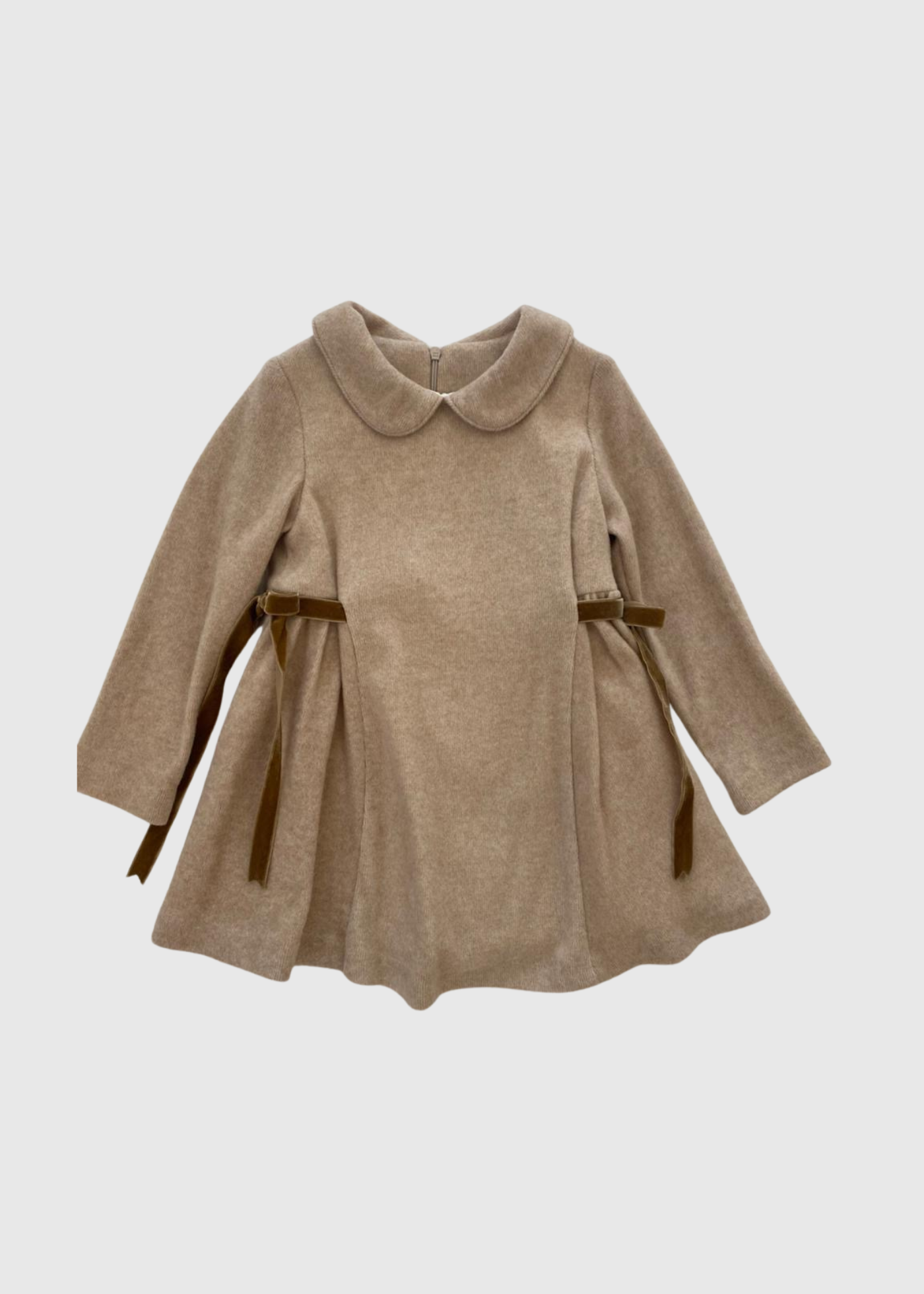 Vestido De Punto Con Moñas