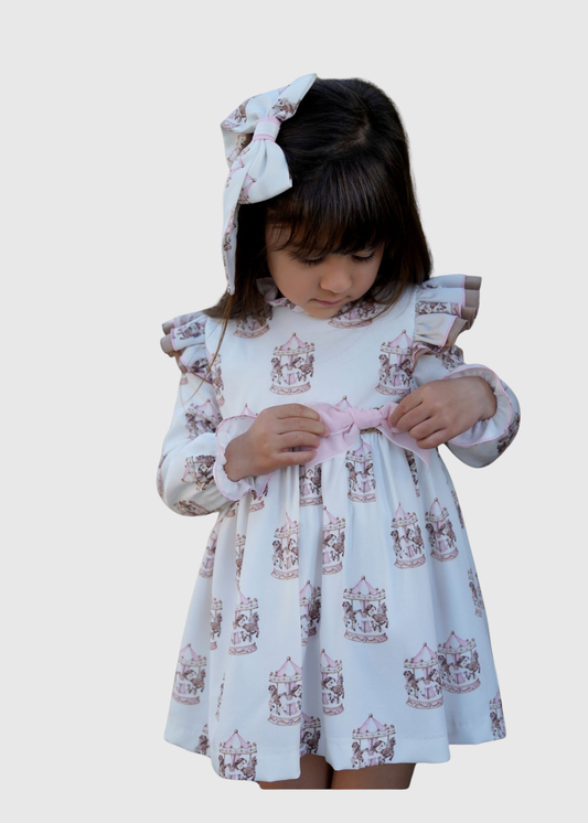 Vestido Princesa Carroza Volantes