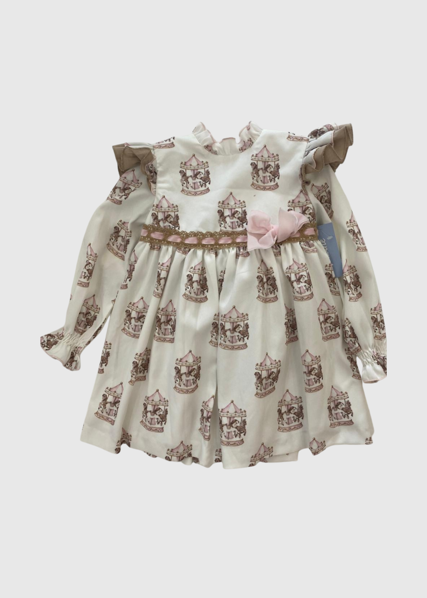 Vestido Princesa Carroza Volantes