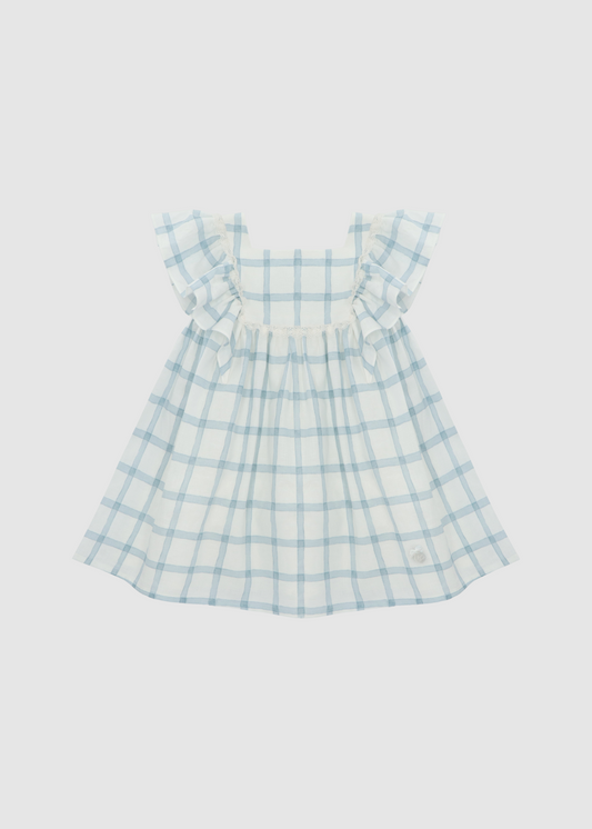 Vestido Azul Empolvado