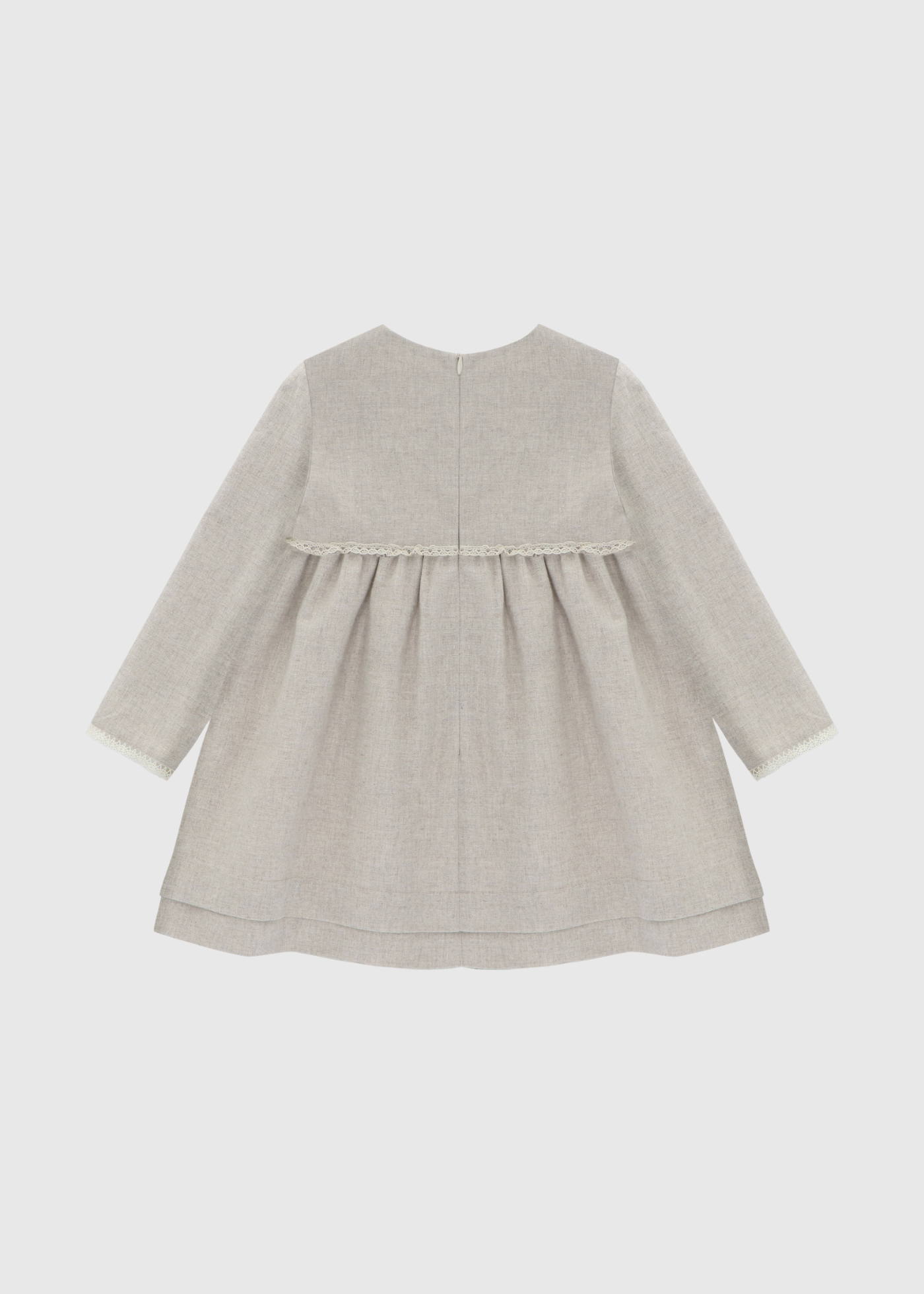 Vestido Lino "Plisado de Princesa"