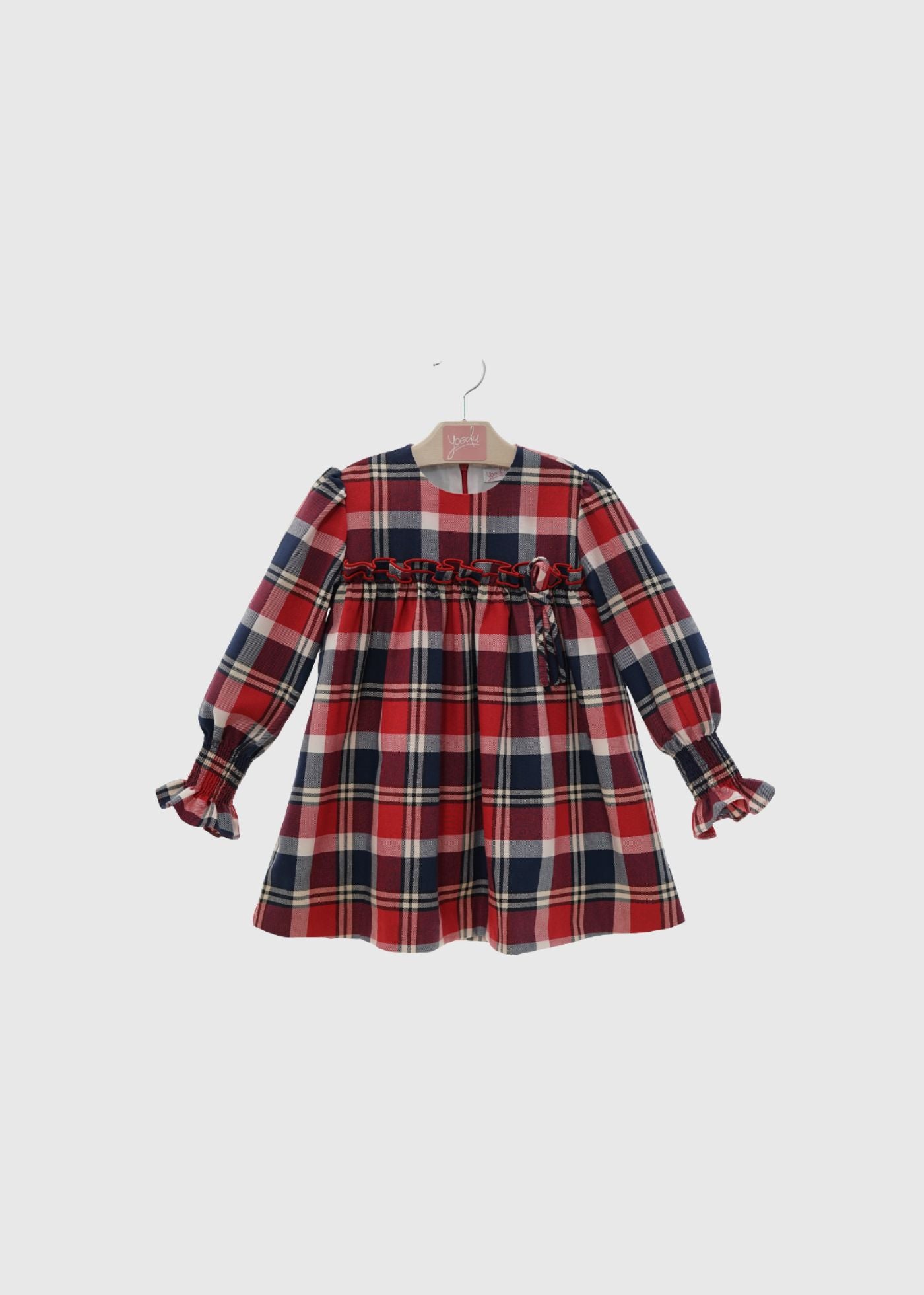 Vestido infantil tablones
