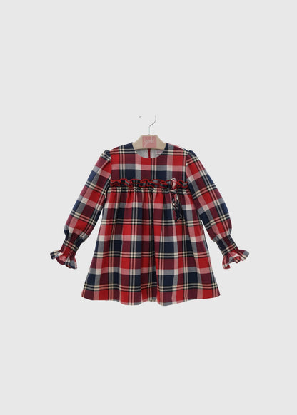 Vestido infantil tablones
