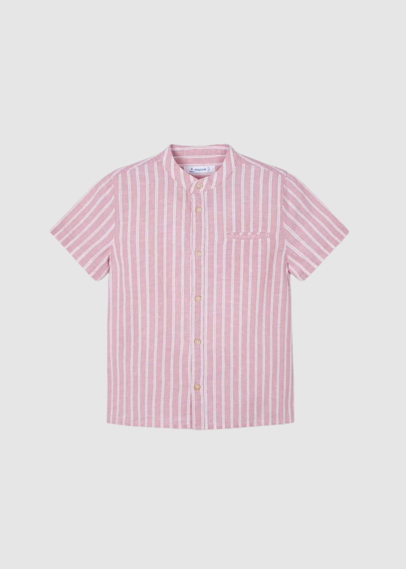 Camisa Cuello Mao Lino