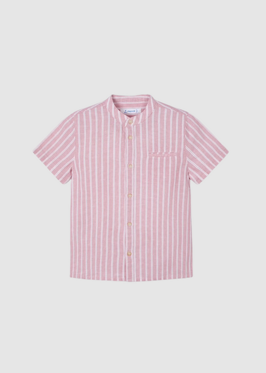 Camisa Cuello Mao Lino